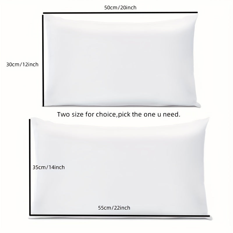 Soft & Fluffy White Throw Pillow Inserts - 12x20" & 14x22" Rectangle Cushion Fillers for Sofa, Bed, and Home Decor - Easy Care, Machine Washable