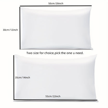 Soft & Fluffy White Throw Pillow Inserts - 12x20" & 14x22" Rectangle Cushion Fillers for Sofa, Bed, and Home Decor - Easy Care, Machine Washable