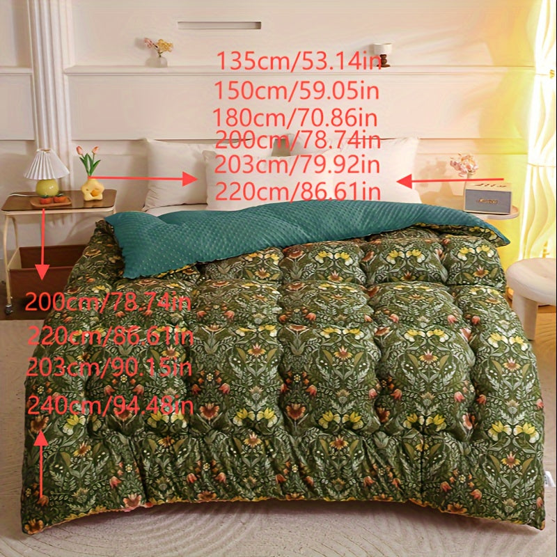 1pc Printed Four Seasons Bean Quilt