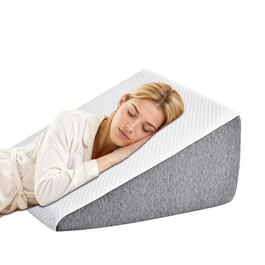 Wedge Pillow, Body Pillow For Sleep Apnea, Neck Relief, Post Surgery, Sleeping Comfort, Acid Reflux, Heartburn, Back Relief And Snoring, 12Inch