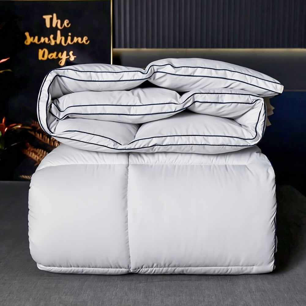 1pc Bed Comforter Queen Size Luxury Hotel Collection Bedding Comforter Microfiber Polyester Quilt Comforter Duvet Insert Double Edge King Size Bed Comfortr Soft Breathable Lightweight Polyester Duvet Machine Washable