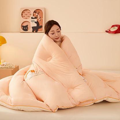 This Ultra-Soft And Fluffy Warm Quilt for Autumn And Winter Features a Cute Cat Pattern. It'S Beneficial for Sleep And Filled with Ultra-Fine Microfiber, Suitable for Bedrooms, Guest Rooms, Dormitories, And Outdoor Camping