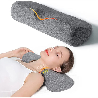 1pc Cervical Neck Pillow for Posture & - Pillow with C-Shaped Curve, Spinal Aid, -Snoring Sleep Aid, Neck & Back for Side/Back Sleepers, &