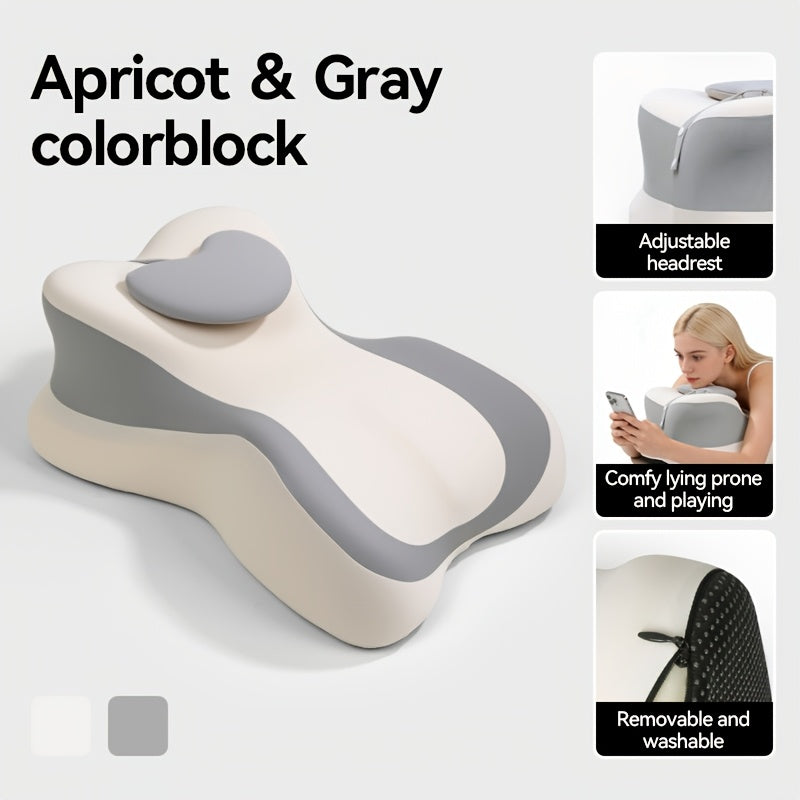 Multifunctional Pillow, Adult Pillow, Adaptive Pillow, Memory Foam Ergonomic Pillow, Cervical Pillow, Body Pillow, Prone Pillow For Sleeping, Neck Support Pillow Acid Reflux & Sitting Up, Ideal For Massage, With Removable Cover, Perfect Gift.