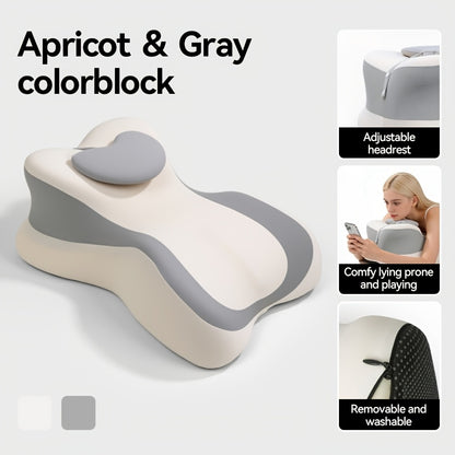 Multifunctional Pillow, Adult Pillow, Adaptive Pillow, Memory Foam Ergonomic Pillow, Cervical Pillow, Body Pillow, Prone Pillow For Sleeping, Neck Support Pillow Acid Reflux & Sitting Up, Ideal For Massage, With Removable Cover, Perfect Gift.