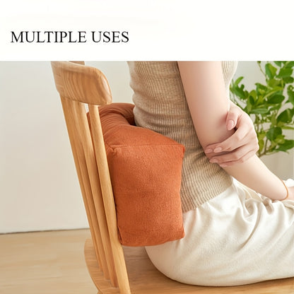 1pc Luxurious Lumbar Support Cushion, Nap Pillow, Student Waist Cushion, Chair Backrest Cushion, Lumbar Pillow, Hug Pillow, Office Nap Pillow