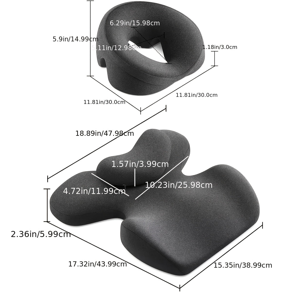 Multi-Functional Beauty Massage Pillow, Facial & Body SPA-Level Support, Contoured Anti-Slip, Soft Microfiber, Classic Design, Comfortable Neck, Back, and Chest Support, Ideal for Home or Salon, All-Season, Hand Wash Only, 200-250 g/㎡ Density