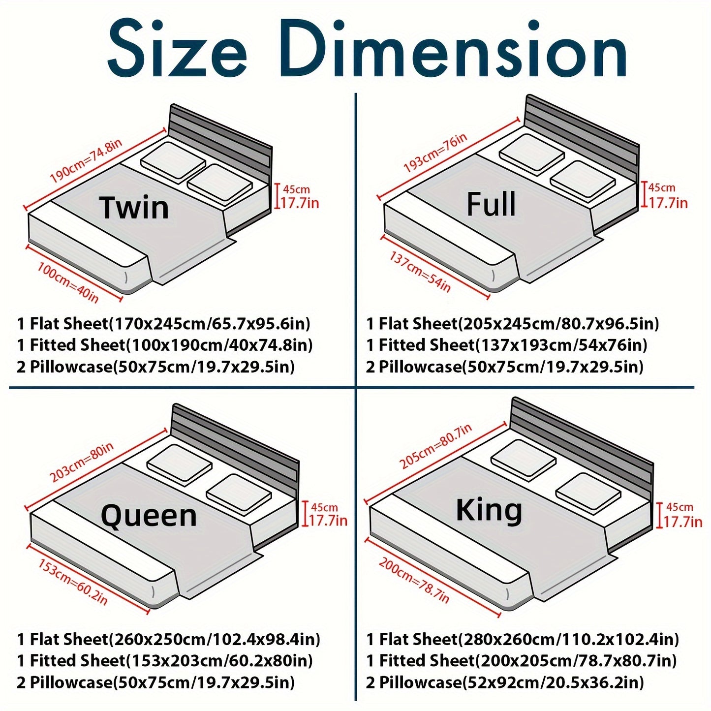 4pcs 600TC 100% Egyptian Cotton Fitted Sheet Set (1*Fitted Sheet + 1*Flat Sheet + 2*Pillowcase, Without Core), Boho Damask Garden Floral Bedding Set, for Bedroom Guest Room Student Dorm All Seasons