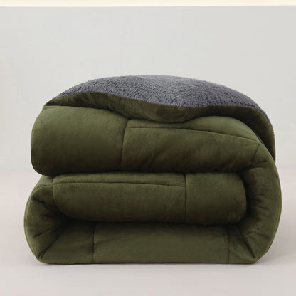 Of Milk Velvet Thick Blanket, Lamb Velvet Winter Quilt, Double-Sided Plush Warm Comforter, Soft, Breathable, And Comfortable, Specially Designed for Hotel And Home Bedrooms