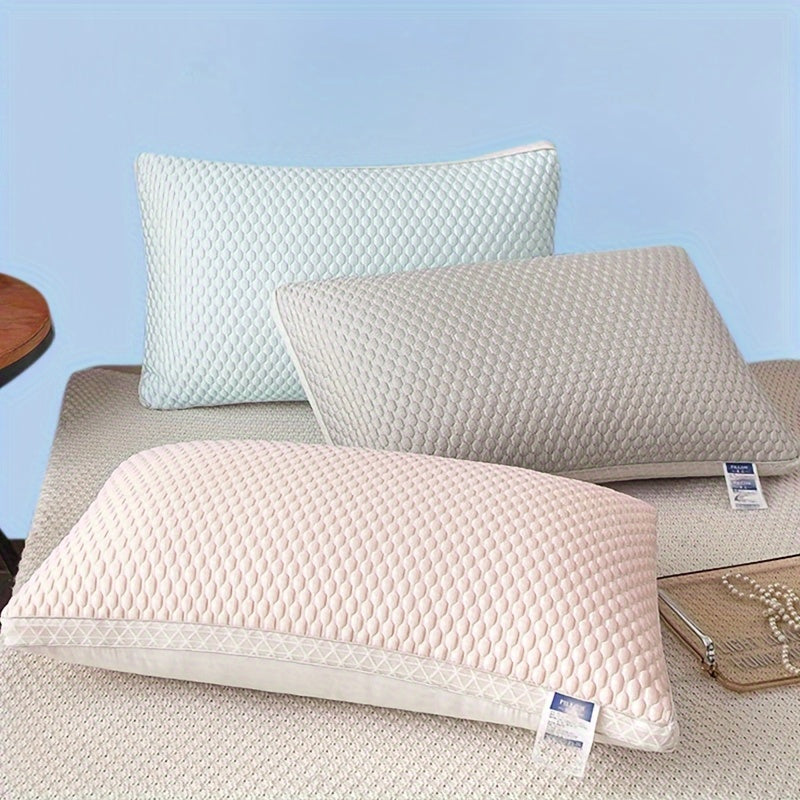 Set of 2 Cold Sleep Pillows, Soft And Cozy for Sleep Protection, Hotel-Grade Pillow, Ideal for Home Use, Neck Support Pillow for Student Dorms