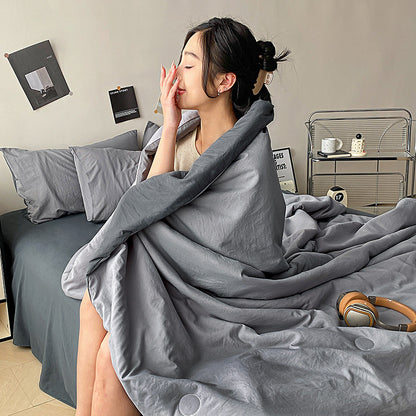 1pc Summer High-GSM Cooling Summer Quilt, 4 Patterns Available, Ultra-Soft, Skin-Friendly, and Breathable, 100% High-Quality Polyester Fiber, Machine Washable Without Deformation, All-Season Multi-Functional Comforter Insert