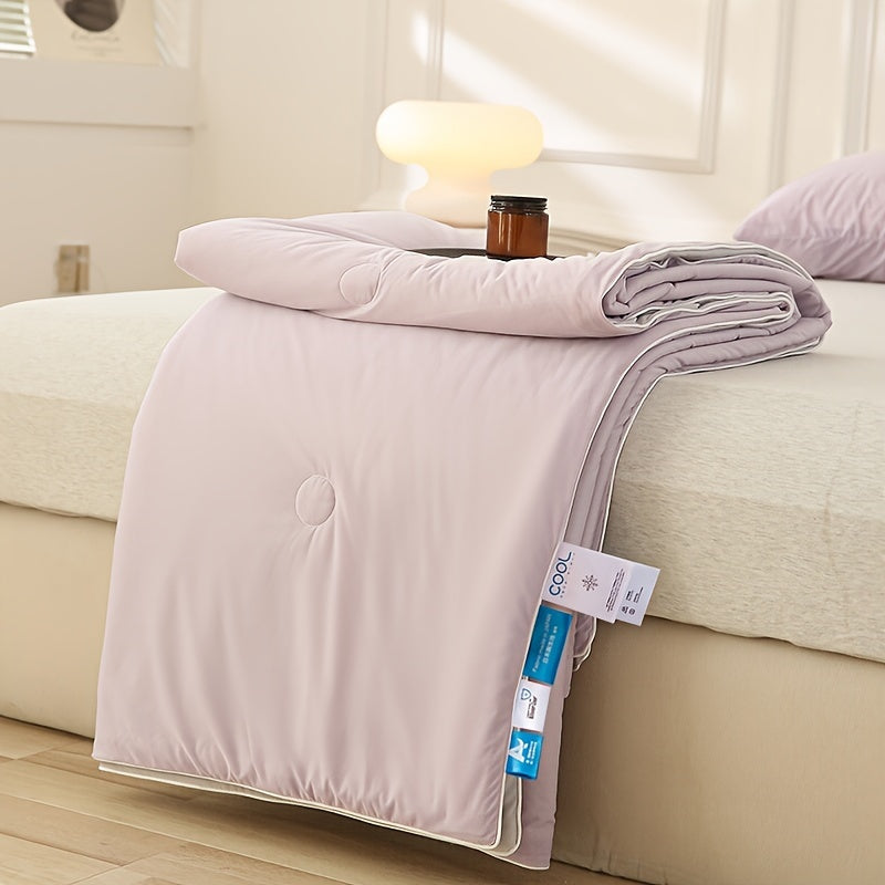 1pc Cool Quilt Large Size for Single and Double Beds, Cold Touch Fabric Absorbs Body Heat, Double-sided Cool Design Soft and Fluffy Blanket, Suitable for Sweating and Hot Sleeping at Night