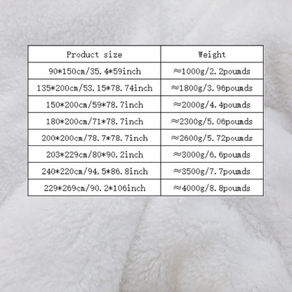 1pc Thickened Soft Plush Comforter - Warm and Comfortable Double-Sided Fleece Design Thick Quilt, Machine Washable Quilted Polyester Winter Bedding, Cozy All-Season Warmth, Beige Plaid Design for Minimalist, Ideal Luxury Bedding & Rustic Style Decor