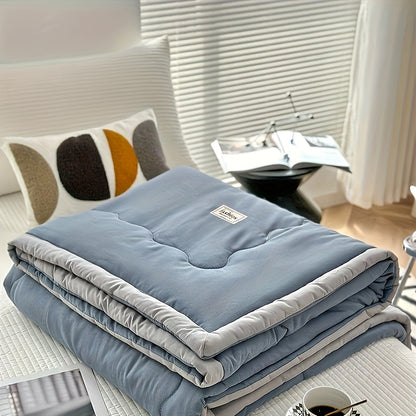 [Ultra-Soft Summer Quilt] 1 Ultra-Soft Summer Cooling Quilt, Comfortable Air-Conditioned Quilt, Multi-Functional Summer Lightweight Quilt, Refreshing Thin Bedding, Suitable For All Four Seasons. Skin-Friendly, Breathable, And Durable. Machine Washable And