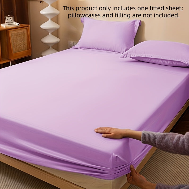 A Soft and Breathable Fitted Sheet, Ultra-fine Fiber Bed-dark Blue,, Machine Washing, Comfortable Bed Supplies Throughout the Season, Comfortable Solid Color Design