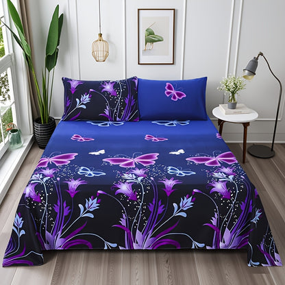 1pc Flat Bed Sheet, Fits Hair and Skin Perfectly for Comfortable Sleep, Suitable for Bedroom, Living Room, and Dormitory Bedding