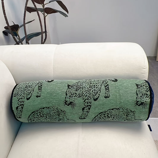[Chenille Core Throw Pillow] 1pc Chenille Core Throw Pillow Sofa Pillow Long Backrest Pillow Bed Lumbar Pillow for Living Room, Bedroom, Sofa, Etc