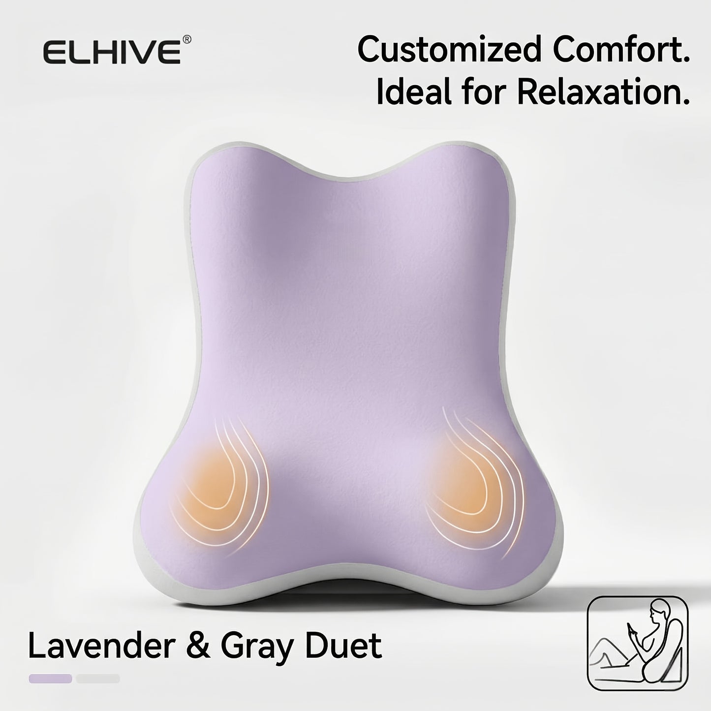 Reading Bed Rest Pillow, 2pcs Adjustable Memory Foam Wedge Pillow, Extra Large Backrest for Sitting Up in Bed, Cozy Triangle Cushion for Watching TV, Gaming, Laptop, Relaxing, Leg Elevation, Detachable Headrest, Washable Cover for Adults