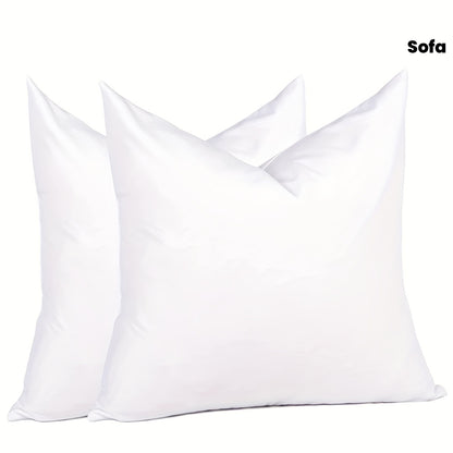1pc Pure Down Feathers Pillow For Recliner, Bed Sofa Couch Decor, Square Pillow Home Decor