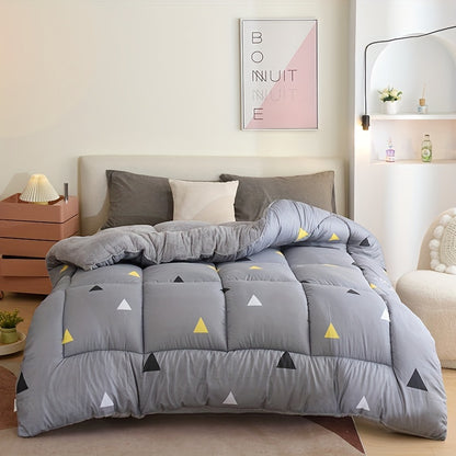 1pc • Warm Blanket with Heart Pattern • New Winter Quilt