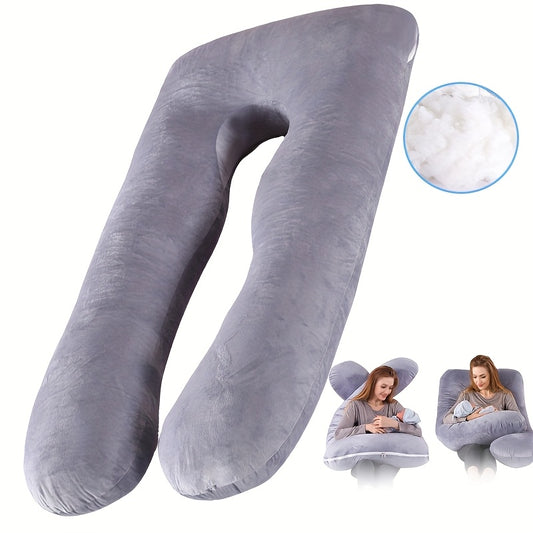 New Popular U-shaped Pregnant Woman Pillow Waist Protection Pillow Core Side Sleeping Pillow Detachable Washable Nursing Pillow