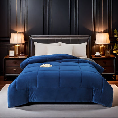 Of Milk Velvet Thick Blanket, Lamb Velvet Winter Quilt, Double-Sided Plush Warm Comforter, Soft, Breathable, And Comfortable, Specially Designed for Hotel And Home Bedrooms
