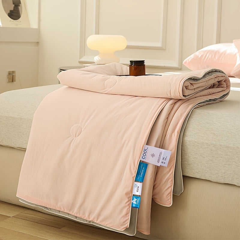 1pc Cool Quilt Large Size for Single and Double Beds, Cold Touch Fabric Absorbs Body Heat, Double-sided Cool Design Soft and Fluffy Blanket, Suitable for Sweating and Hot Sleeping at Night