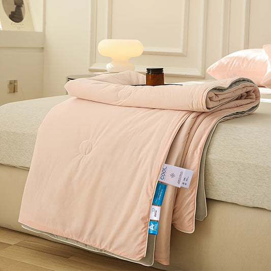 1pc Cool Quilt Large Size for Single and Double Beds, Cold Touch Fabric Absorbs Body Heat, Double-sided Cool Design Soft and Fluffy Blanket, Suitable for Sweating and Hot Sleeping at Night