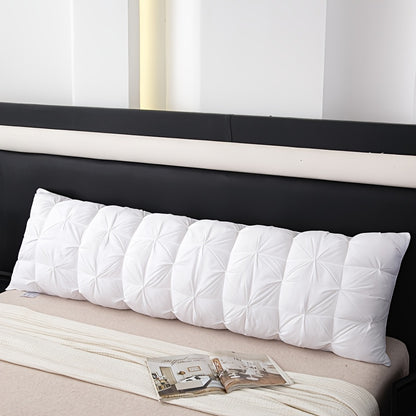 1 Premium Soft Comfortable Extra Long Pillow Core Long Pillow Best Body Pillow High Quality Twist Bread Pillow Hotel Home Single Double High Pillow Bedding for Sleep Neck Protection Fluffy Rebound Pillow Moisture Wicking