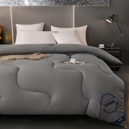Luxury High-End Hotel Style Quilt - Ultra-Soft and Comfortable, Thickened for All Seasons, Fabric Band Embossed Design, the Perfect Gift Choice for Hotel Bedrooms