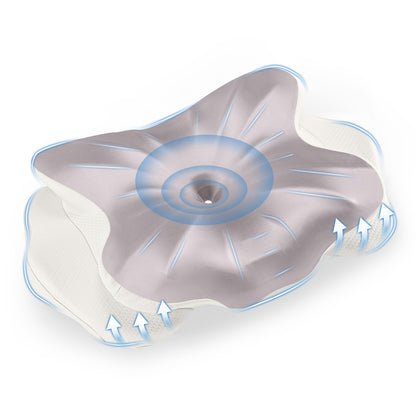 Cervical Neck Pillow, Ergonomic Contour Neck Pillows, Memory Foam Orthopedic Bed Pillow For Side Back Stomach Sleeper, Neck Pillow With Cooling Pillowcase