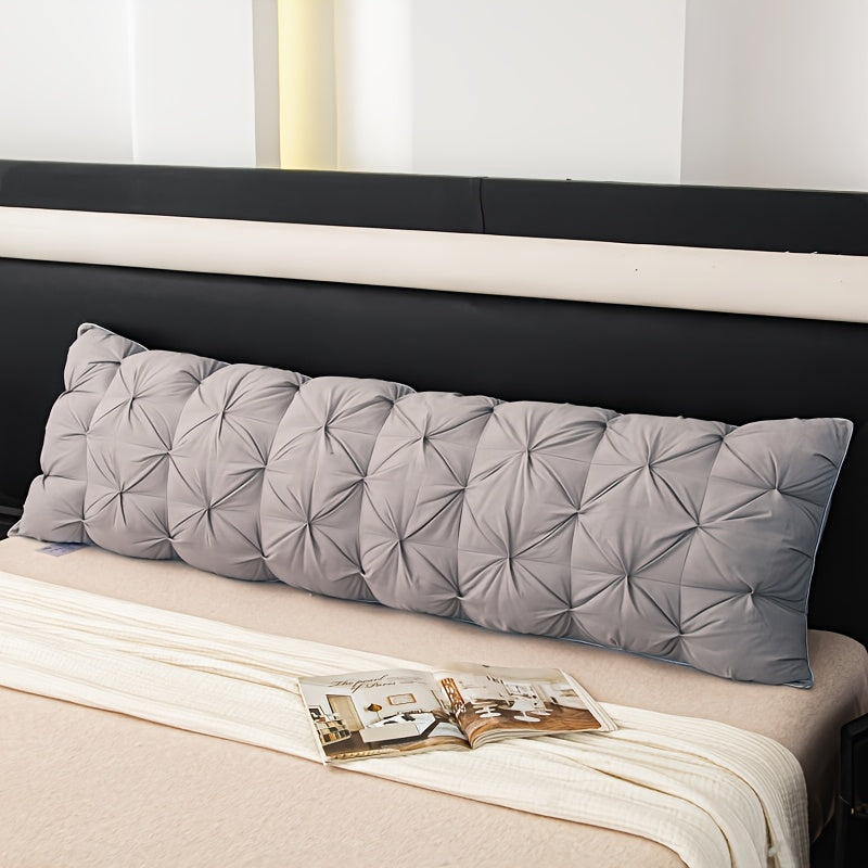 1 Premium Soft Comfortable Extra Long Pillow Core Long Pillow Best Body Pillow High Quality Twist Bread Pillow Hotel Home Single Double High Pillow Bedding for Sleep Neck Protection Fluffy Rebound Pillow Moisture Wicking