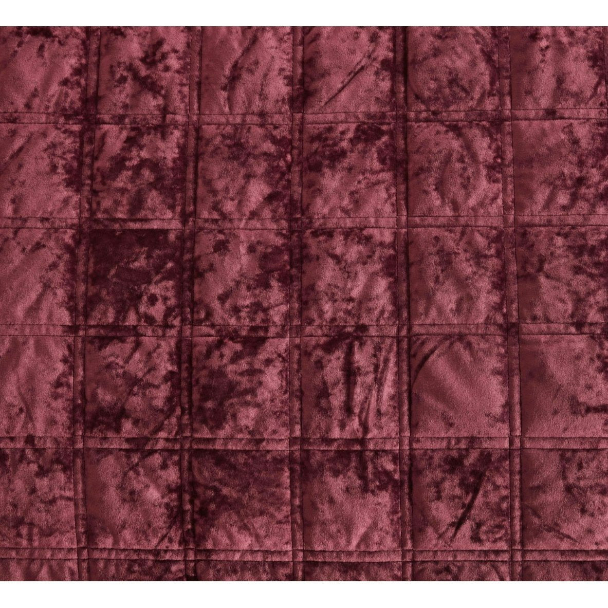 3-Piece Distressed Velvet Quilt Set, Piers Plush Velvet Bedspread Soft Washed Microfiber Reverse with Double Square Stitch Oversized King/King/Queen Size